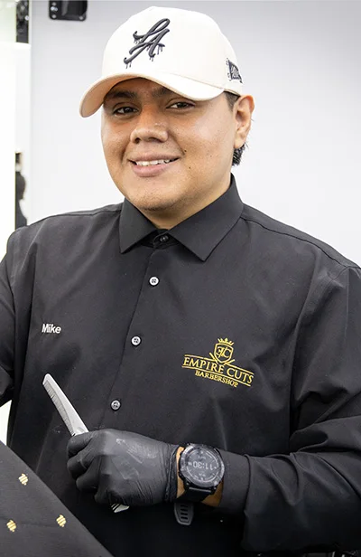 Mike, professional barber at Empire Cuts Hollywood